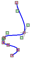 Changing position of control points