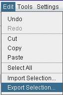 Export Selection