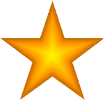 Star with gradient colour