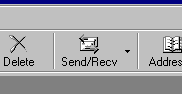 Send and Receive icon on OE toolbar.