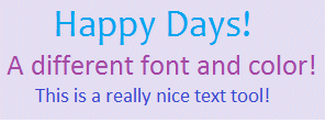 Text in Paint 7