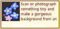 Make a lovely background from a tiny picture.