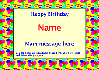 Birthday balloon stationery