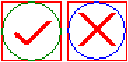 circle should fit square exactly