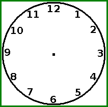 plain clockface