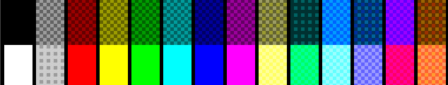 dithered colors