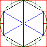 Flood segments with red