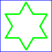 red star with thick outline
