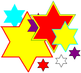 six-pointed stars