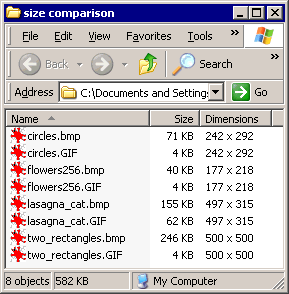 folder with gifs and bmps