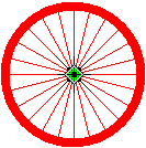 hub on wheel