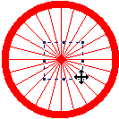 select middle of wheel