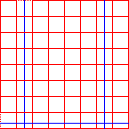 grid for five pointed star