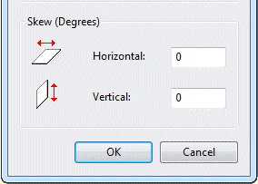 Bottom part of Stretch and Skew dialogue