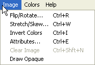 the image menu